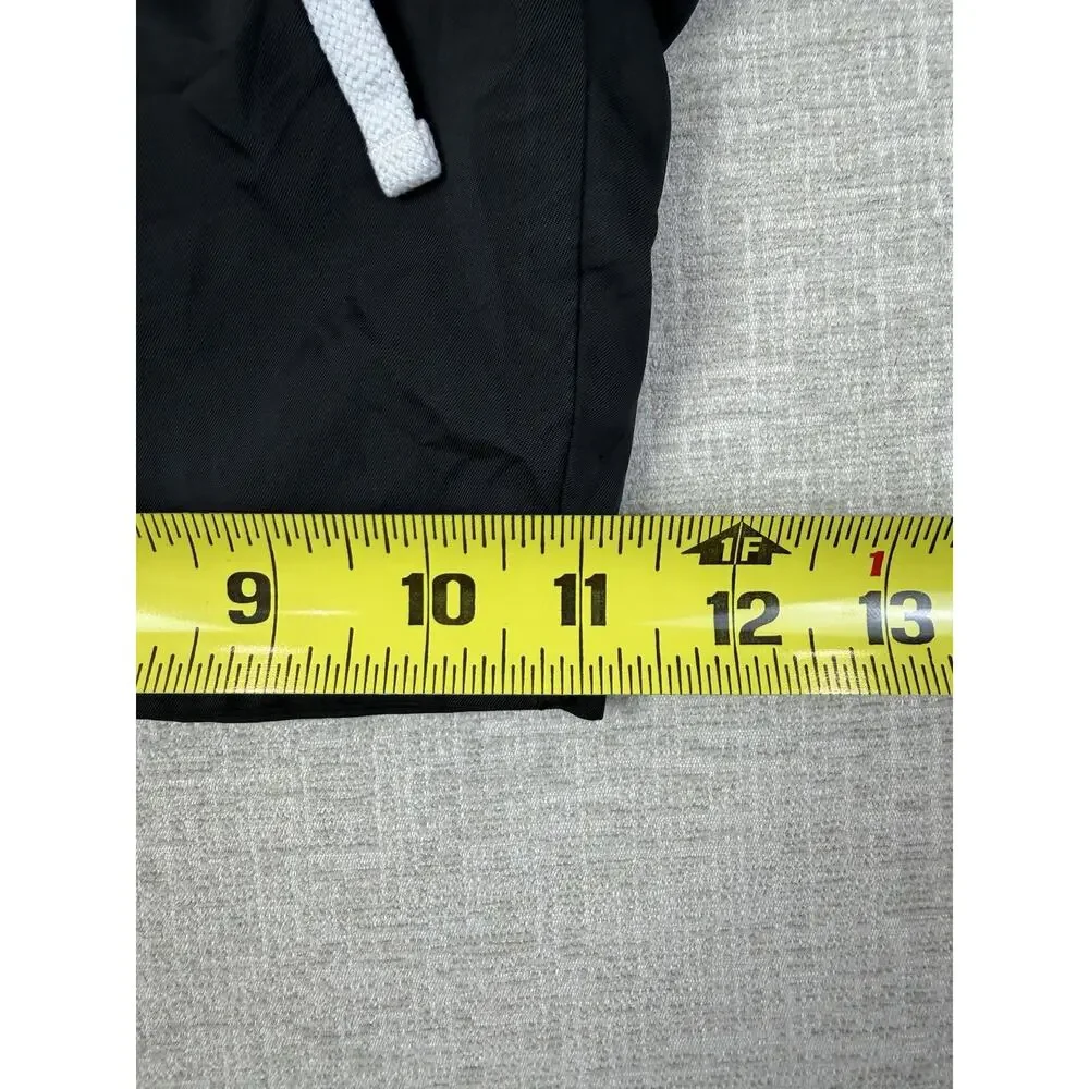 Nike Men’s Small Swim Trunks Black Mesh Lined Drawstring Shorts
